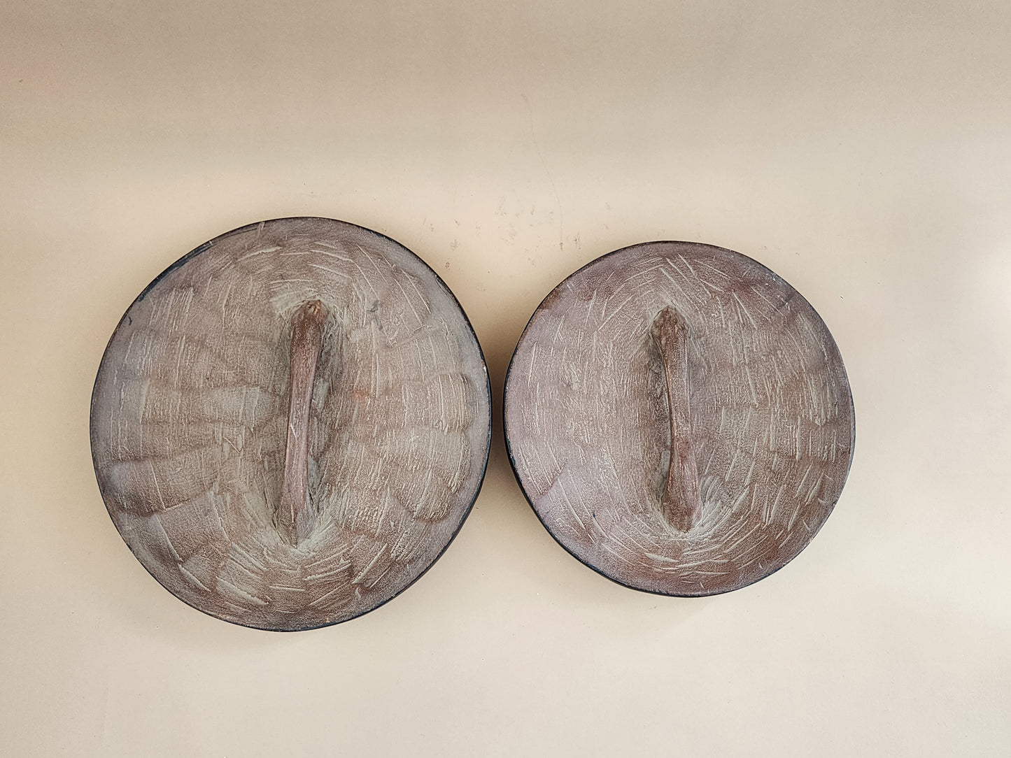African carved wood Shield/wall decor Shield