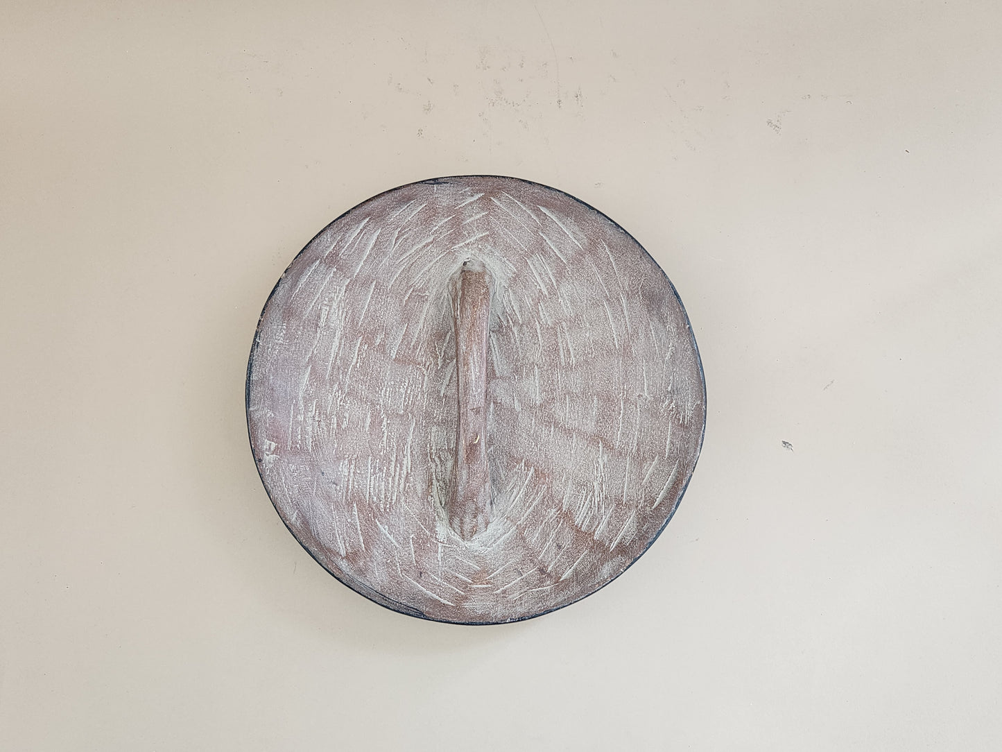 African Carved Wood Shield 21"/ 51cm