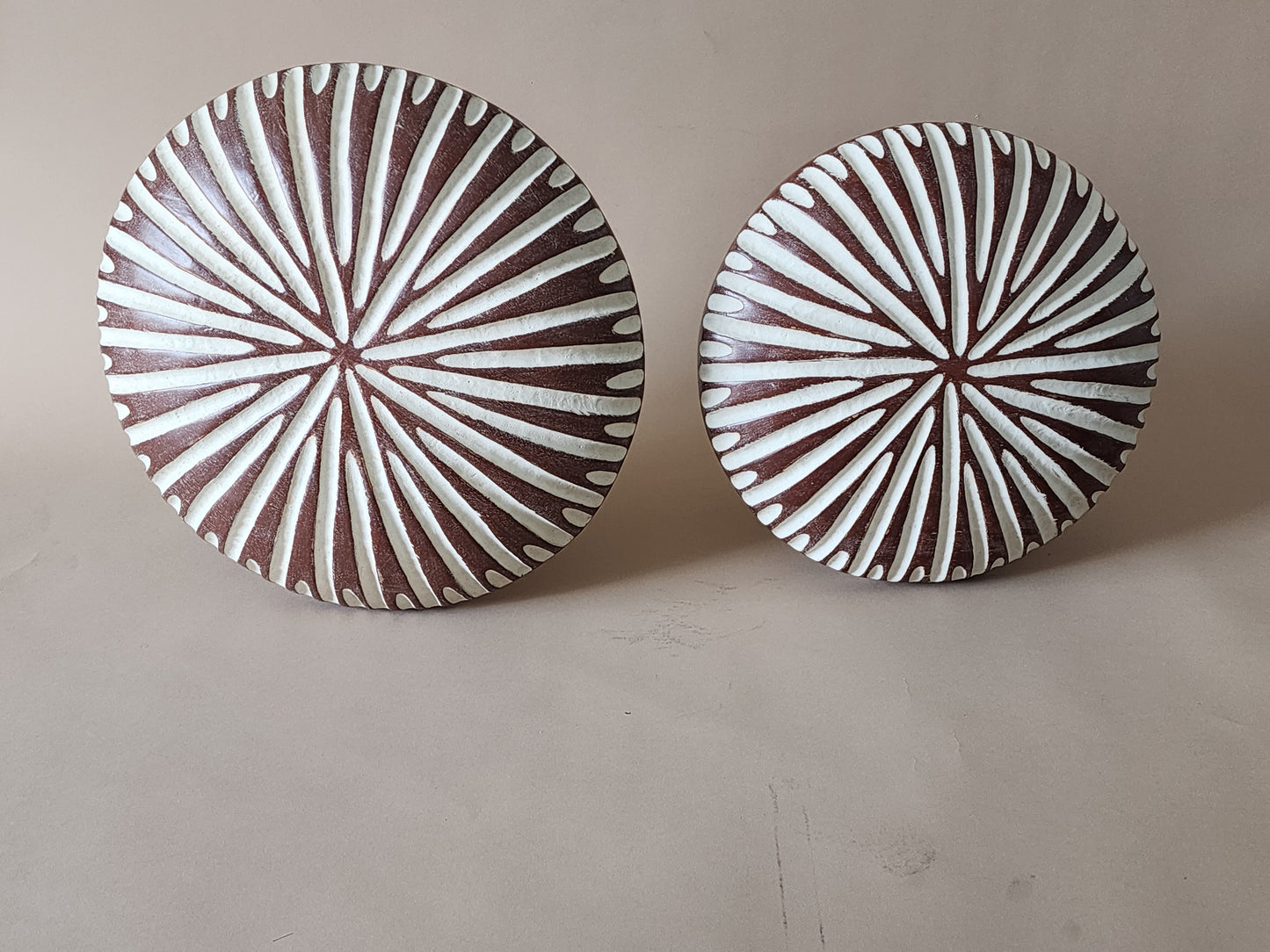 African Carved Wood Shield
