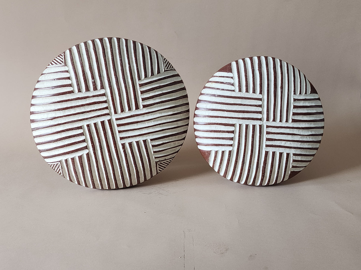 African Carved Wood Shield
