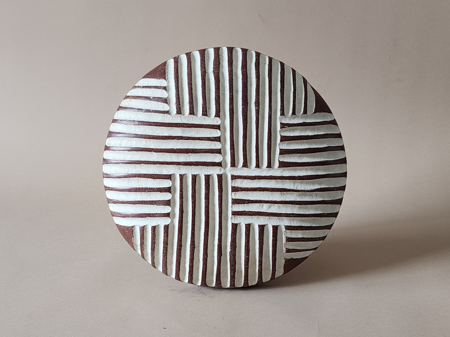 African Carved Wood Shield
