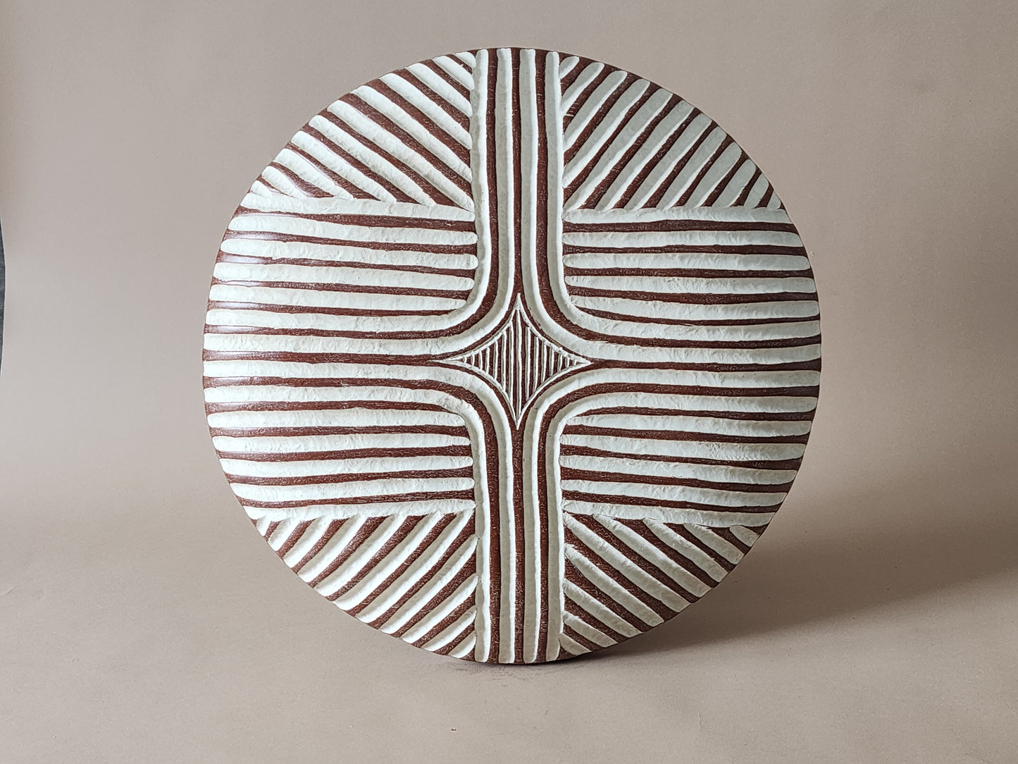 African Carved Wood Shield/Natural Wood Shield 21"/54cm (Copy) (Copy)