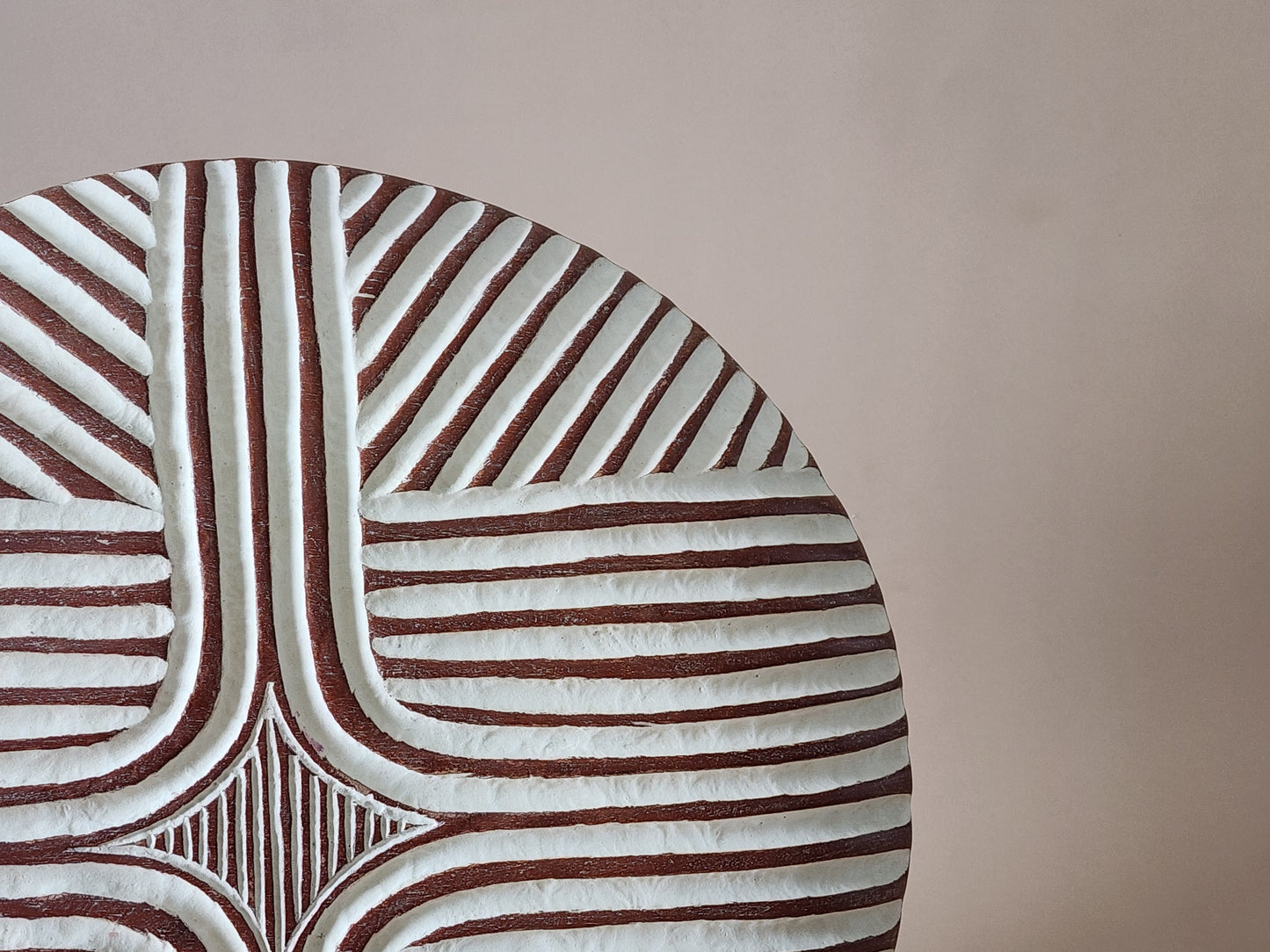 African Carved Wood Shield/Natural Wood Shield 21"/54cm (Copy) (Copy)