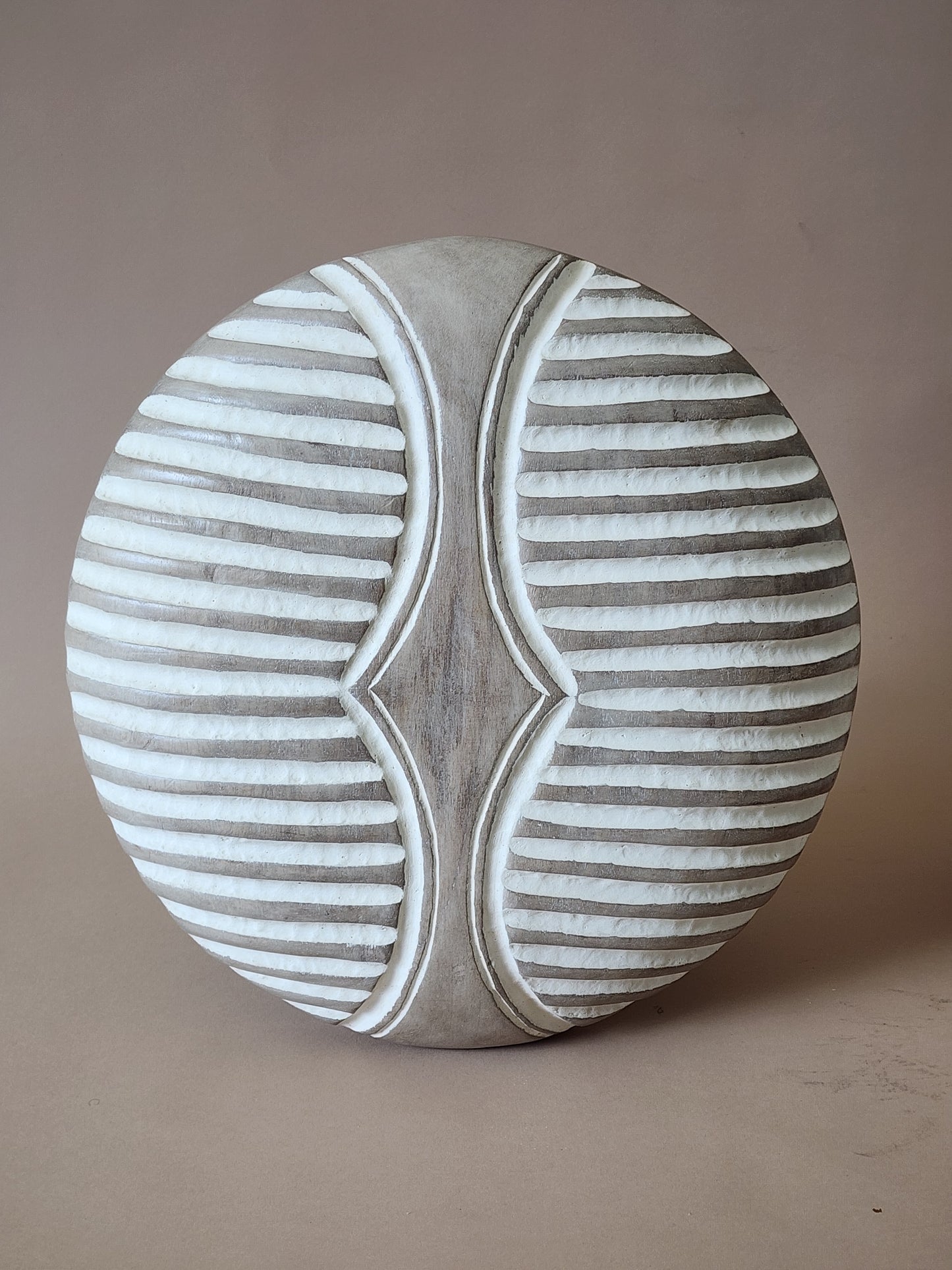 African Carved Wood Shield/Natural Wood Shield
