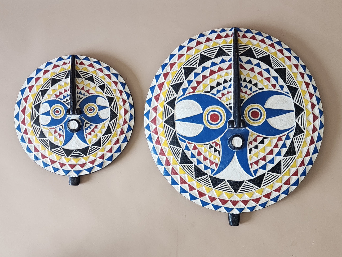 African boho mask/African Sun Mask