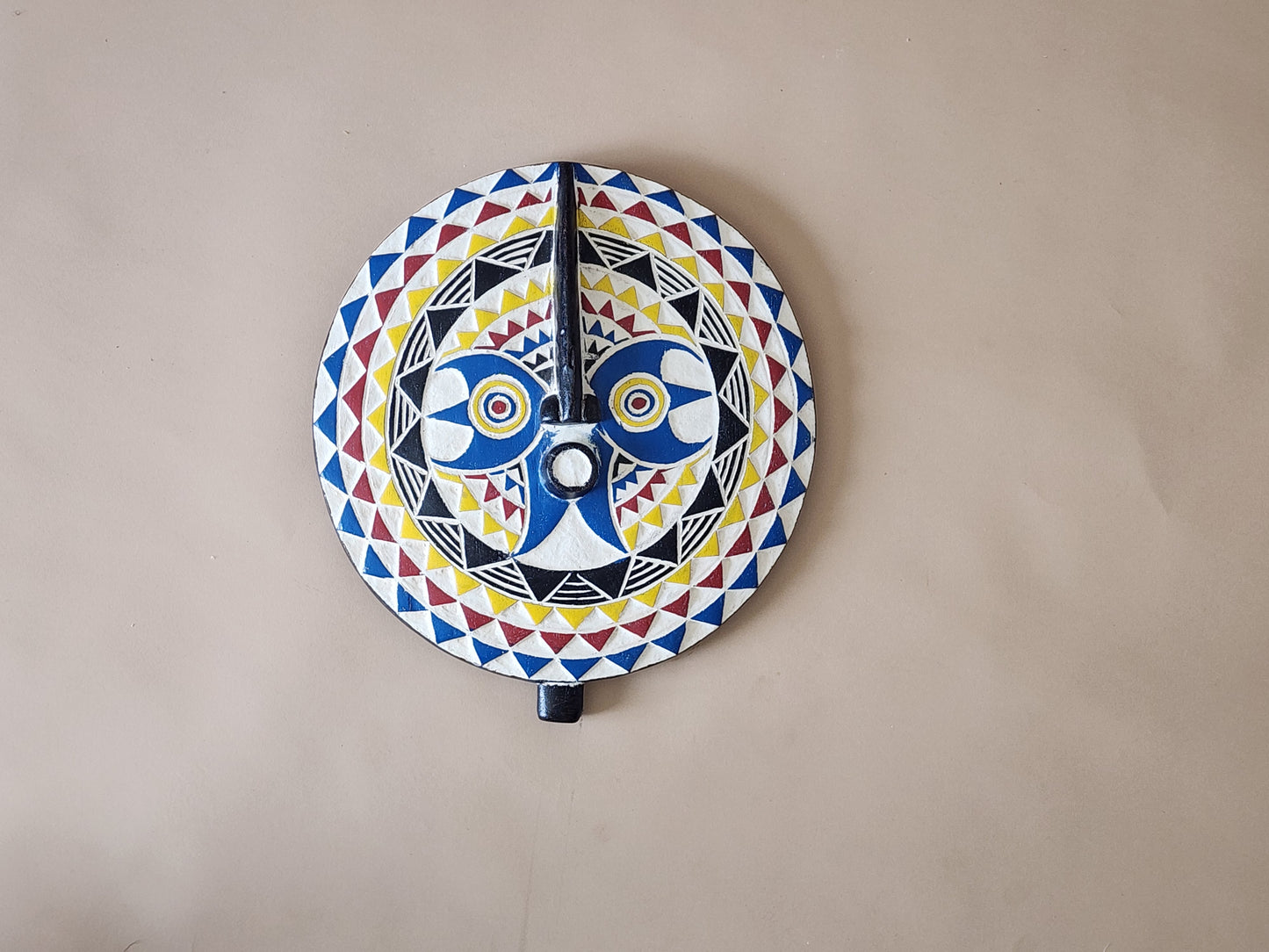 African boho mask/African Sun Mask