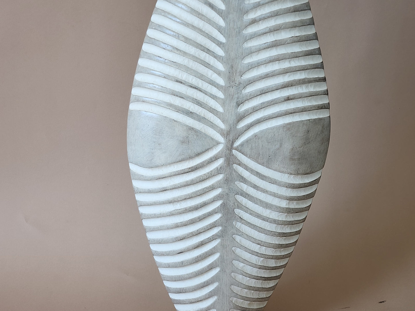 African Carved Wood Shield 27 inches