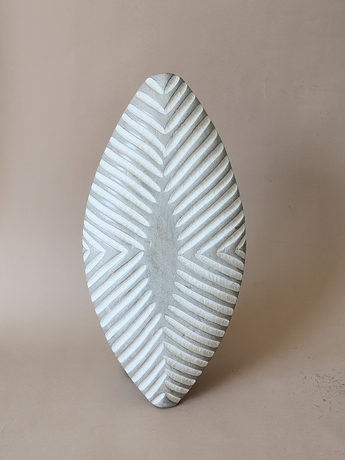 African Carved Wood Shield