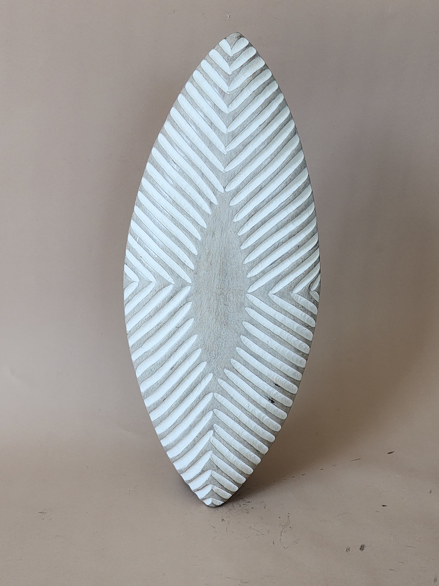 African Carved Wood Shield