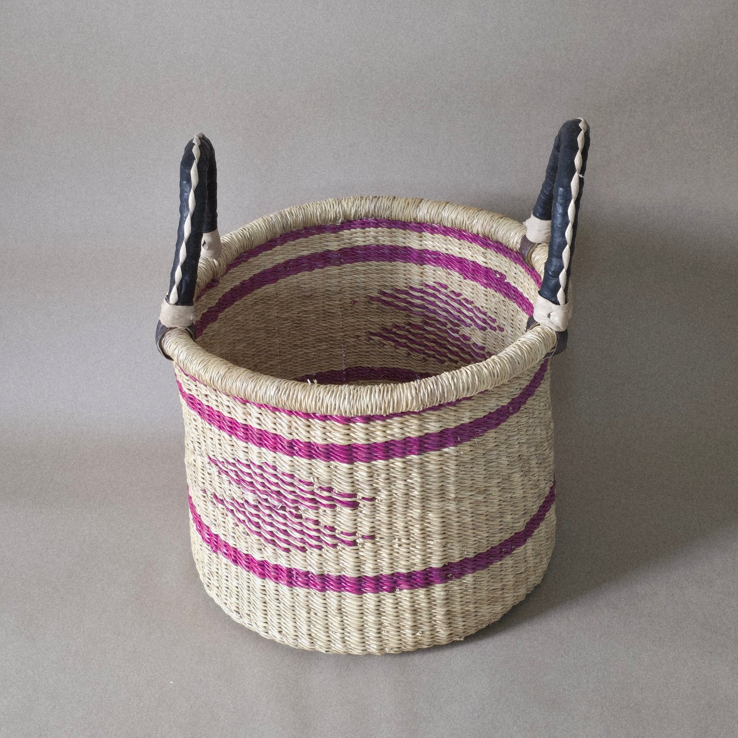 Handmade floor storage basket