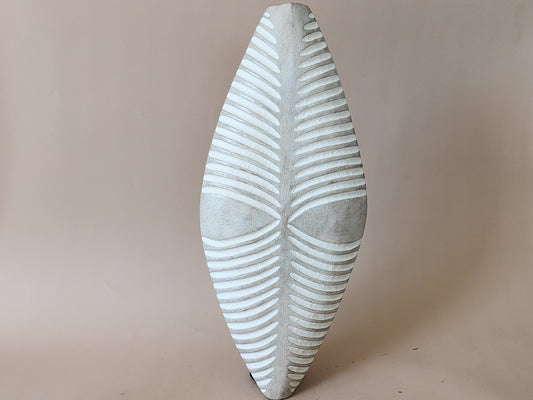 African Carved Wood Shield 27 inches