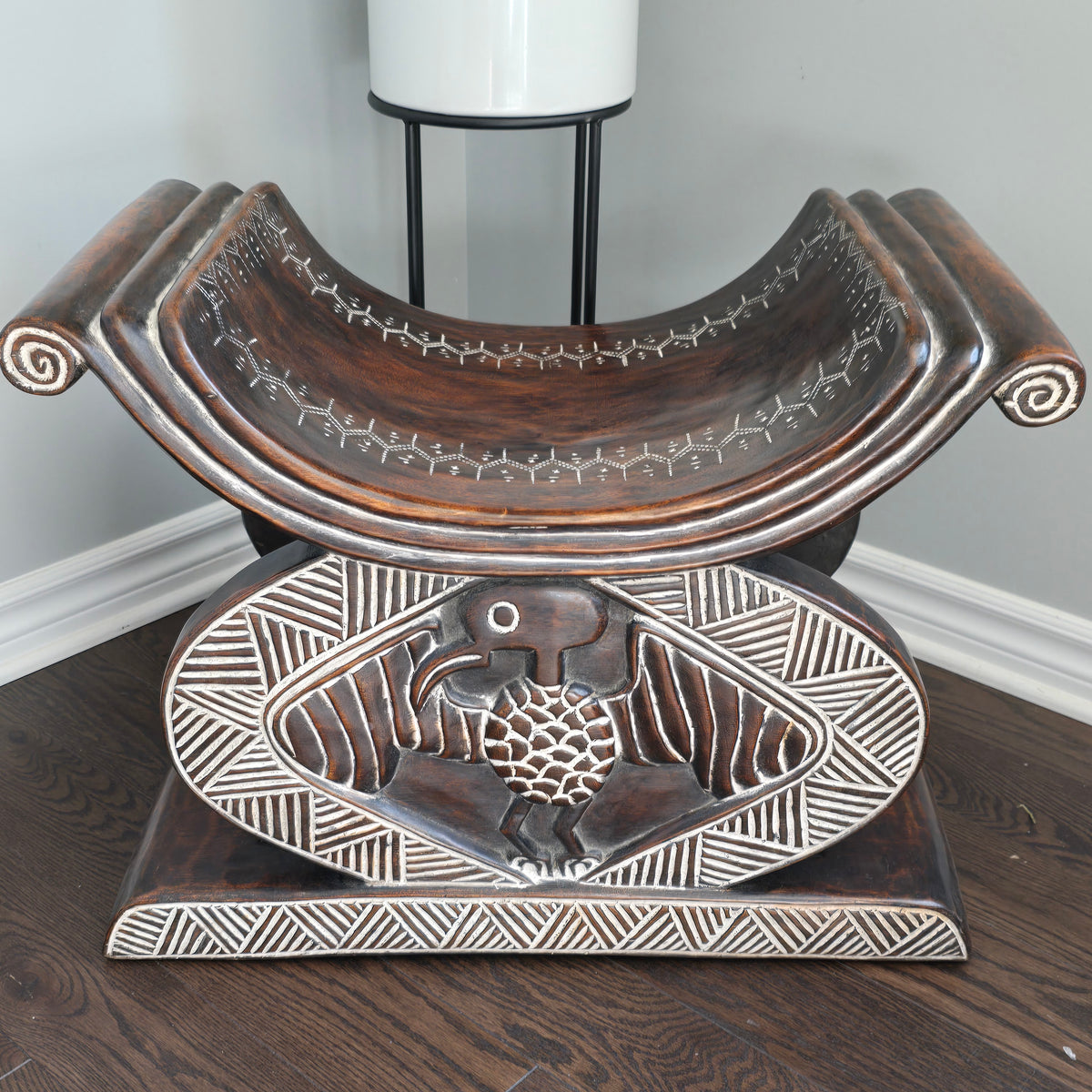 Ashanti Ceremonial Handcrafted Stool