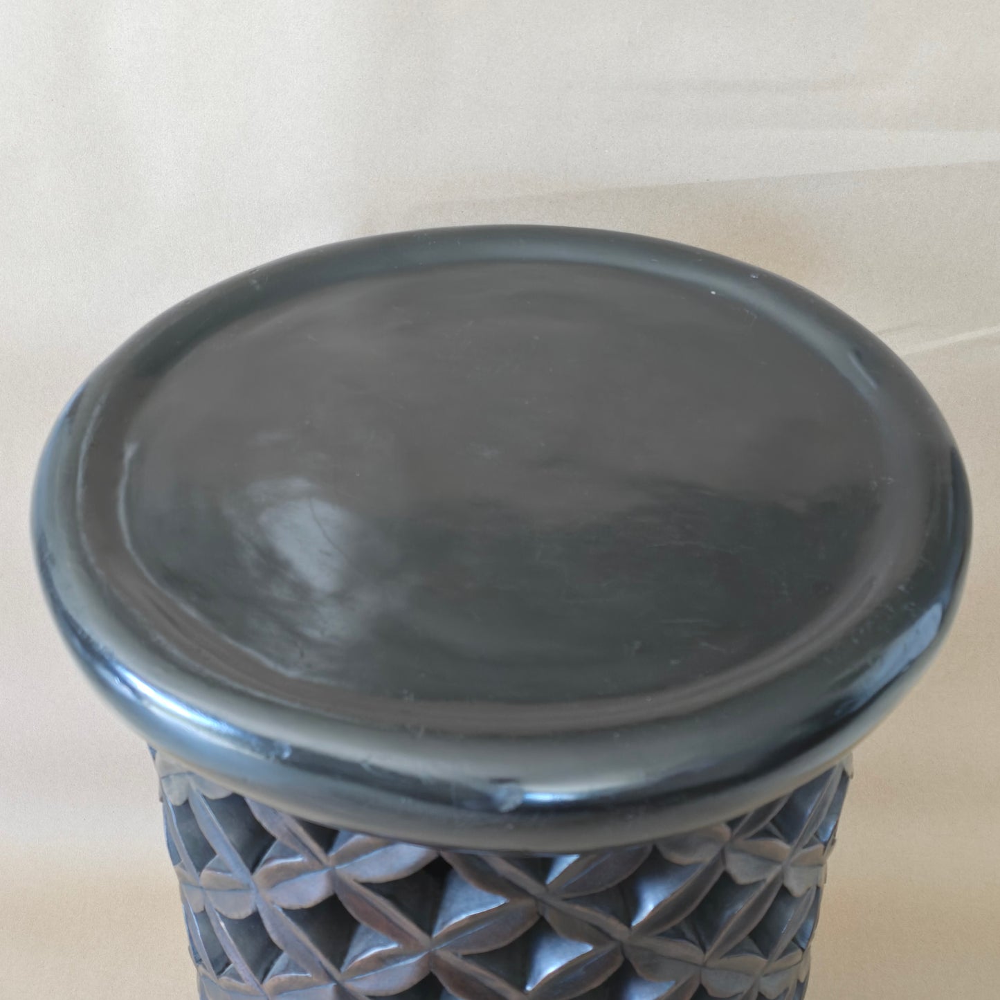 Hand crafted bamileke stool/ decoration table/ side table