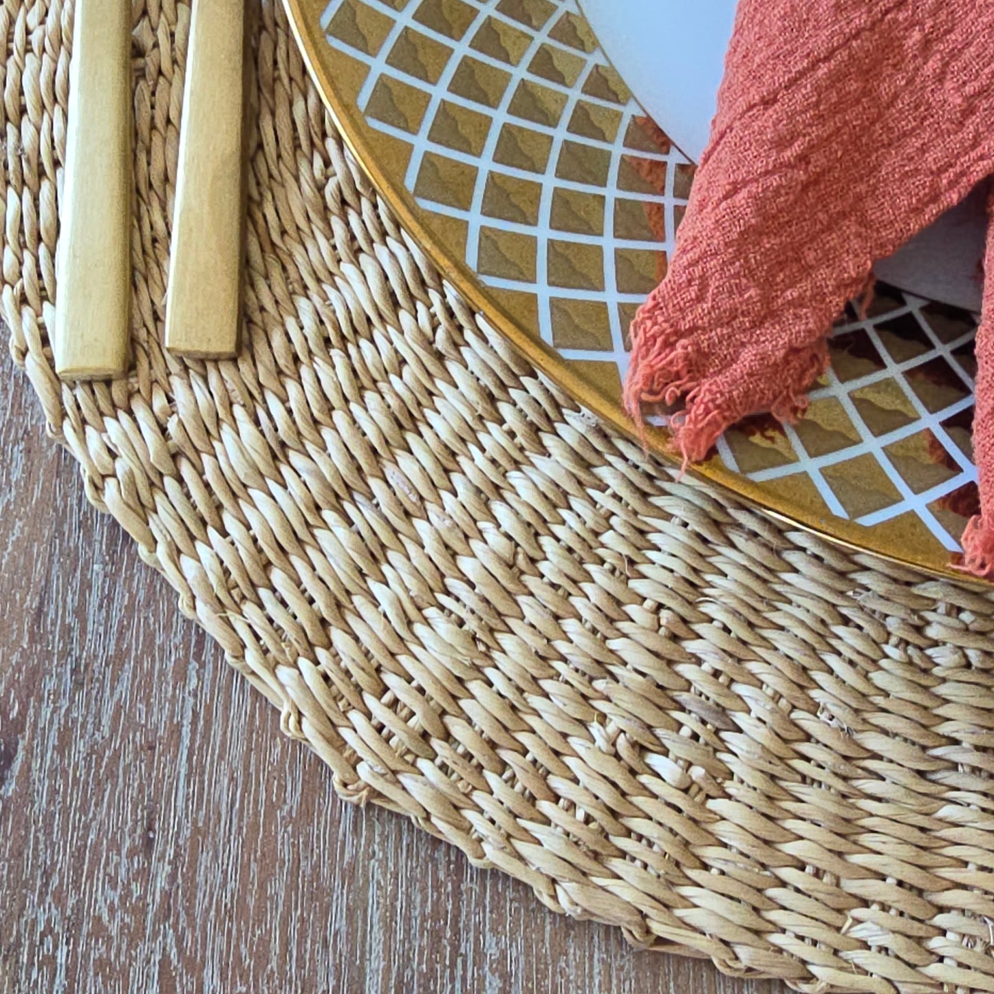 Handmade ghana placemat/ boho table set