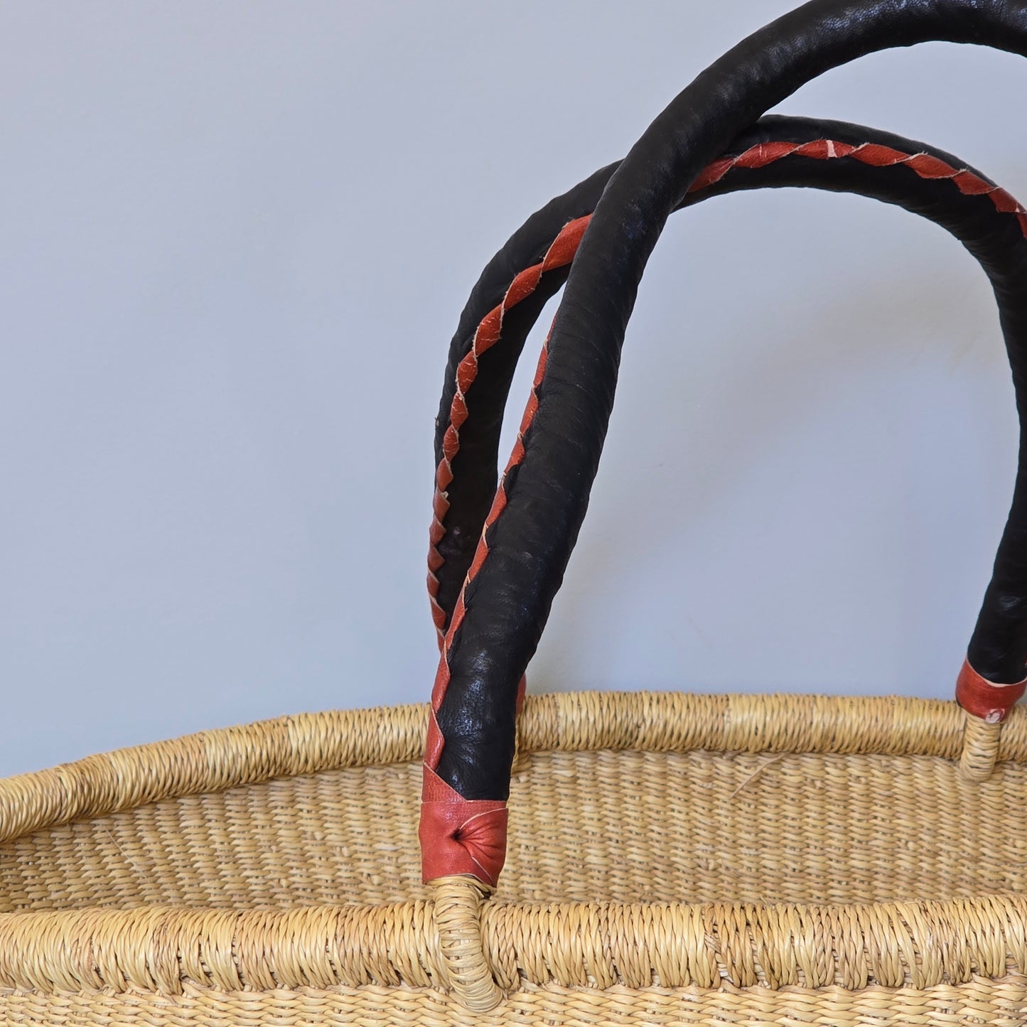 Ghana Bolga Oval shopping basket