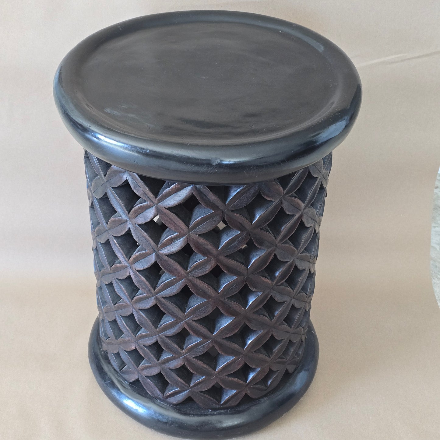 Hand crafted bamileke stool/ decoration table/ side table