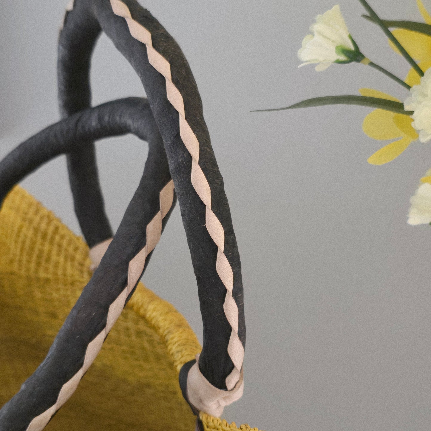 Yellow  U shopper basket