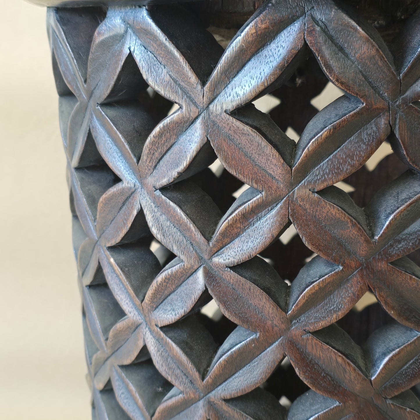 Hand crafted bamileke stool/ decoration table/ side table