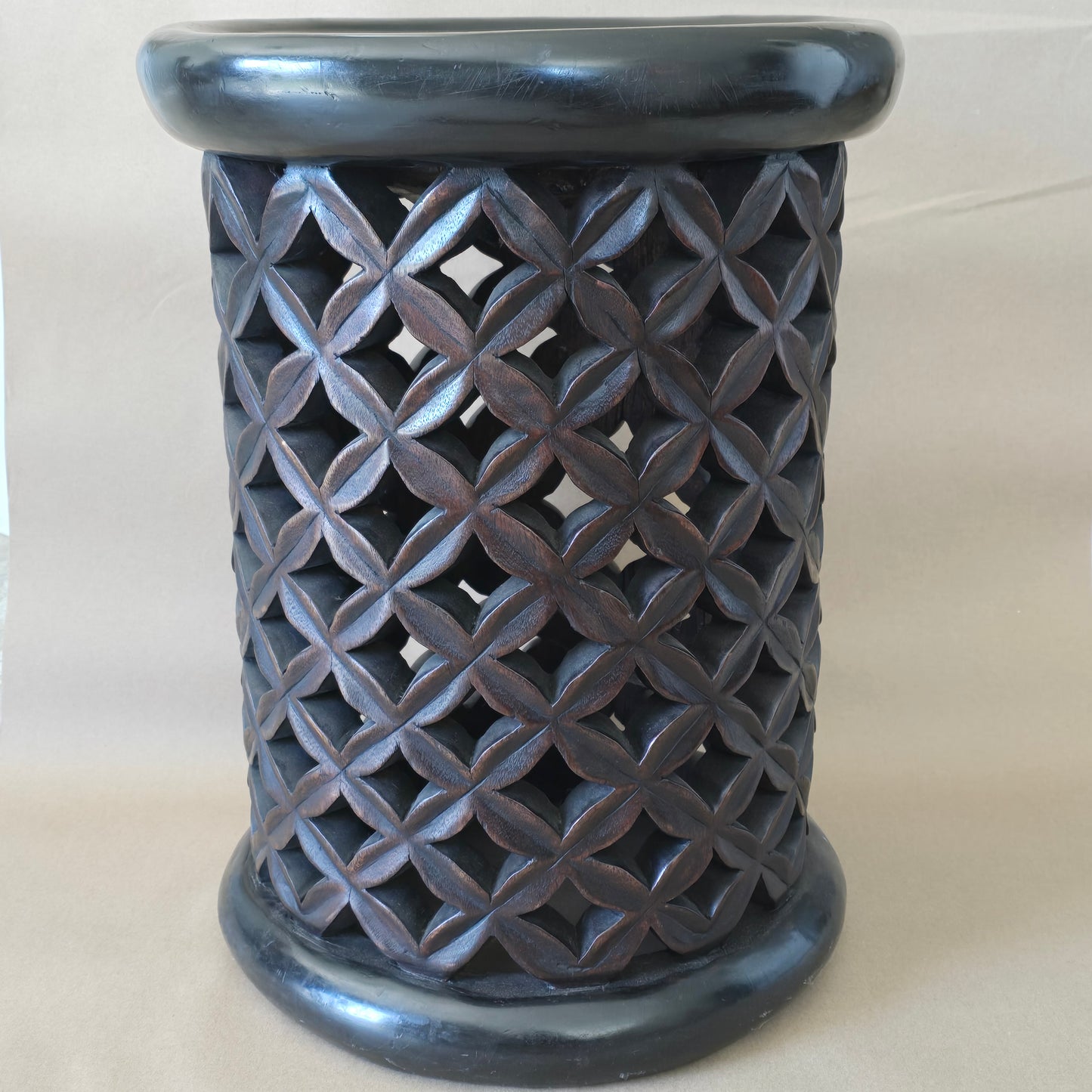 Hand crafted bamileke stool/ decoration table/ side table